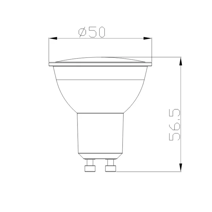 Ampoule LED GU10 4.5W - Pack de 10