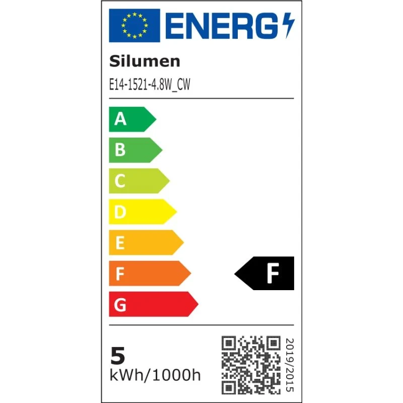 Ampoule LED E14 4.8W C37