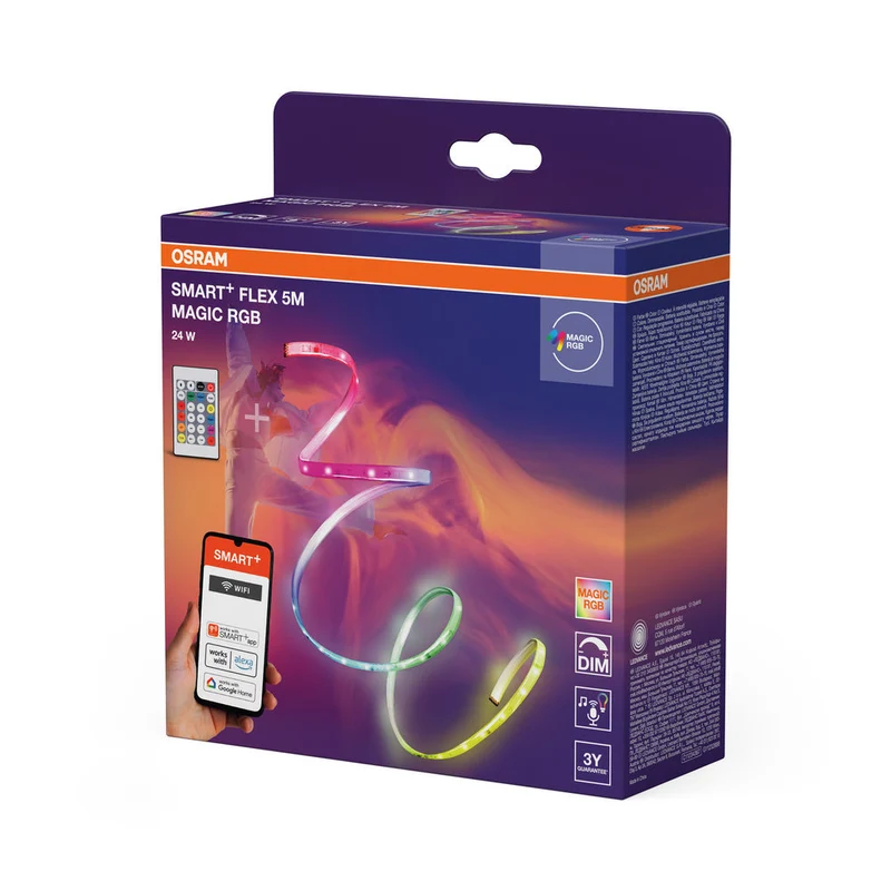 OSRAM SMART+ WIFI FLEX 5m bande LED, blanc, 22W, 500lm
