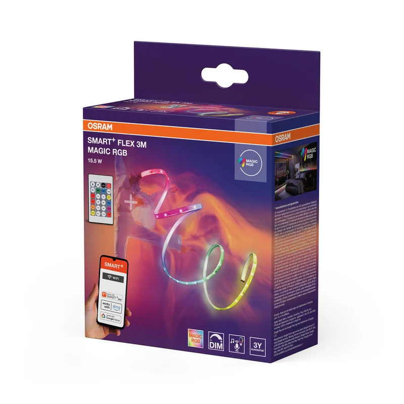 OSRAM SMART+ WIFI FLEX 3m bande LED, blanc, 15W, 350lm