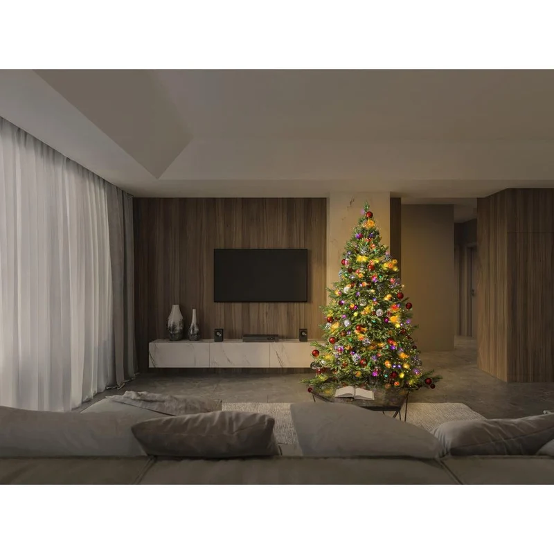 OSRAM Wifi SMART+ guirlande lumineuse éclairage de Noël avec 200 LED, Magic RGB, dimmable, 8,4W, 20m