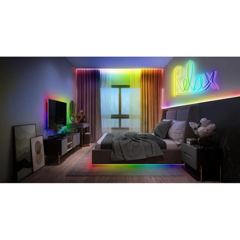 OSRAM Wifi SMART+ COB MAGIC bande lumineuse LED, Magic RGB, 5m, 35W, avec télécommande