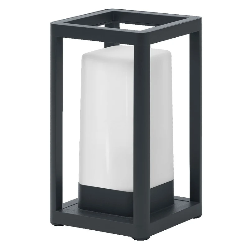 OSRAM SMART+ Wifi Cadre de Table Powerbank USB RGB Extérieur Lampe de Table portable utilisable, noir, 3000K 12x20,3cm