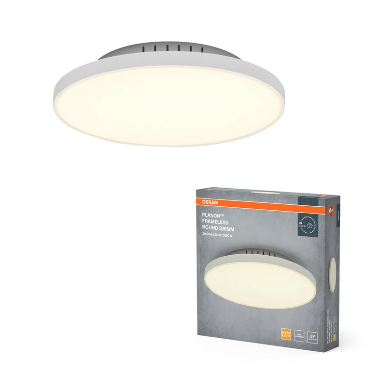 OSRAM Planon Plafonnier Rond Sans Cadre, 19W, 300mm