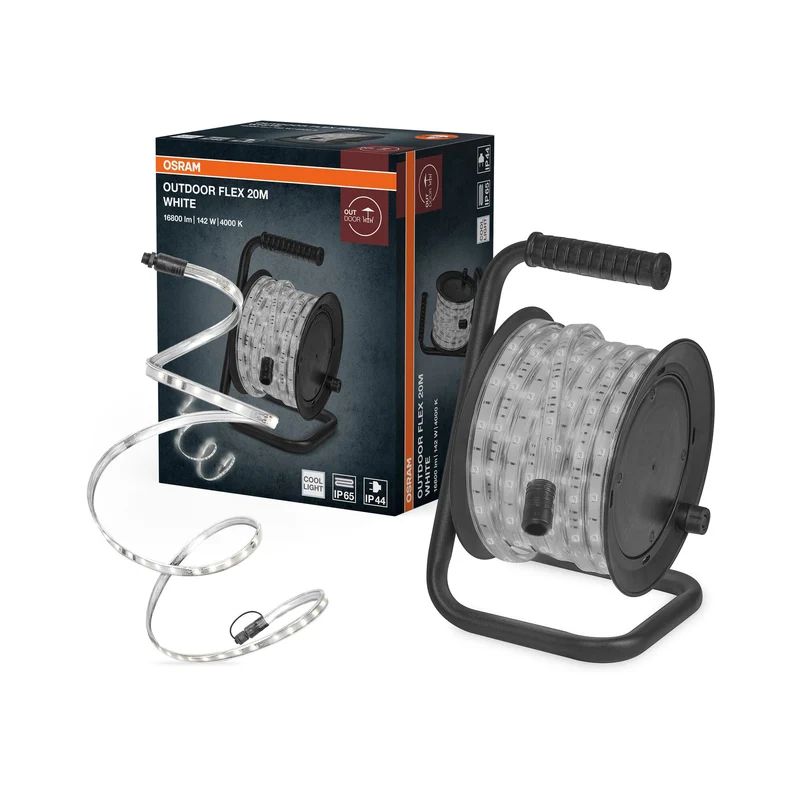 OSRAM BANDE LED FLEXIBLE EXTÉRIEURE IP65 Blanc froid 4000K 20M IP65