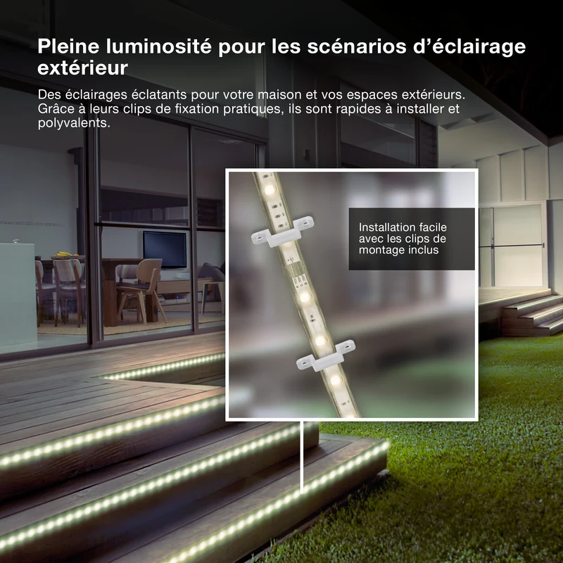 OSRAM BANDE LED FLEXIBLE EXTÉRIEURE IP65 Blanc froid 4000K 20M IP65