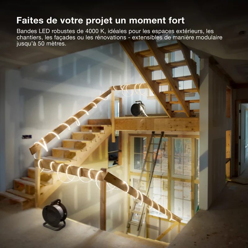 OSRAM BANDE LED FLEXIBLE EXTÉRIEURE IP65 Blanc froid 4000K 10M IP65