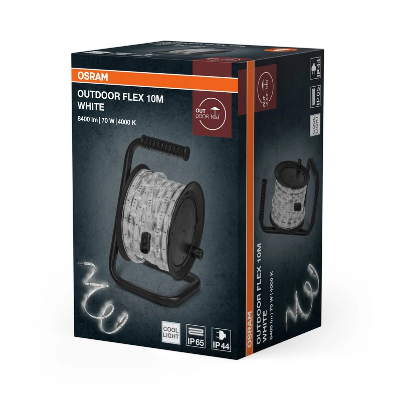 OSRAM BANDE LED FLEXIBLE EXTÉRIEURE IP65 Blanc froid 4000K 10M IP65