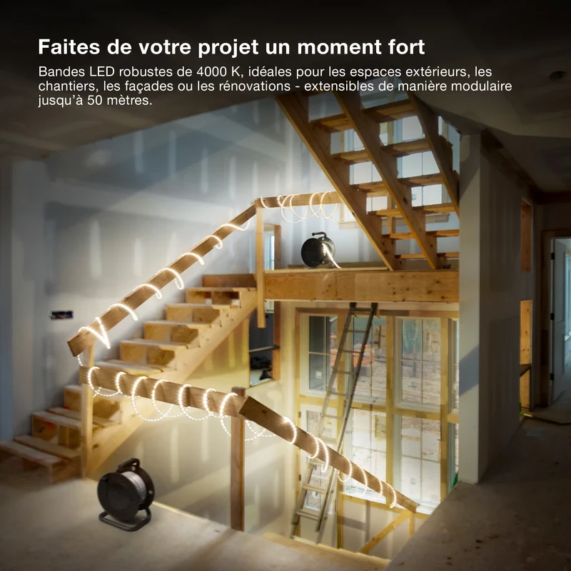 OSRAM BANDE LED FLEXIBLE EXTÉRIEURE IP65 Blanc froid 4000K 15M IP65