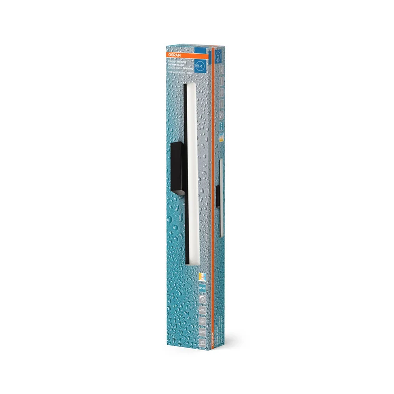 OSRAM Orbis miroir applique miroir, salle de bain, Click-CCT, 10W, 60cm, noir, IP44