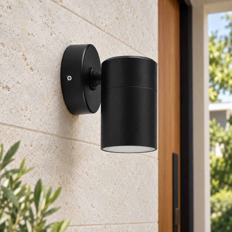 Applique murale LED Noire IP65 GU10 - Pack de 10