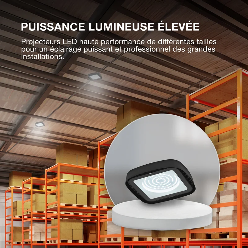 OSRAM Highbay Ufo lampe de plafond, 130W, IP65, noir
