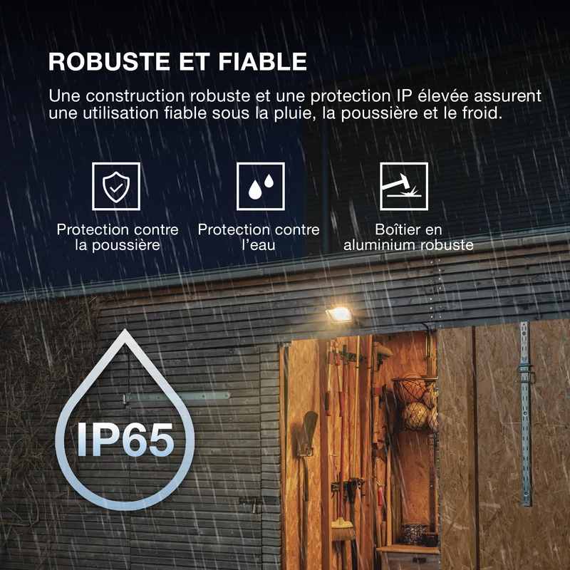 OSRAM Highbay Ufo lampe de plafond, 130W, IP65, noir