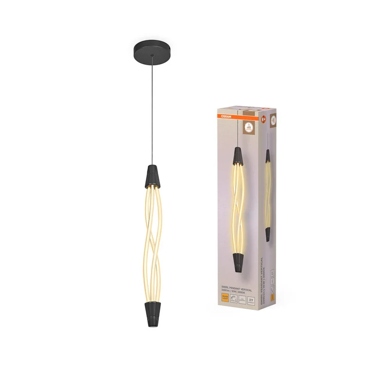 OSRAM DECOR Suspension Tourbillon Vert Suspension 18W 830 Click DIM