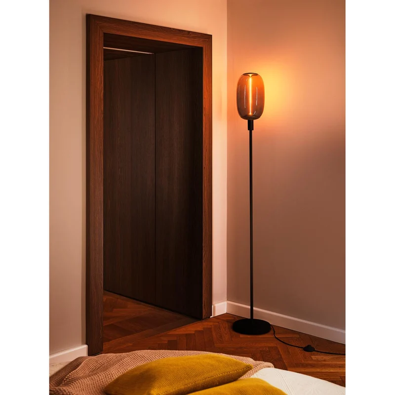 OSRAM Bâton Décor Sol Gris Foncé Lampadaire Haut 146cm E27
