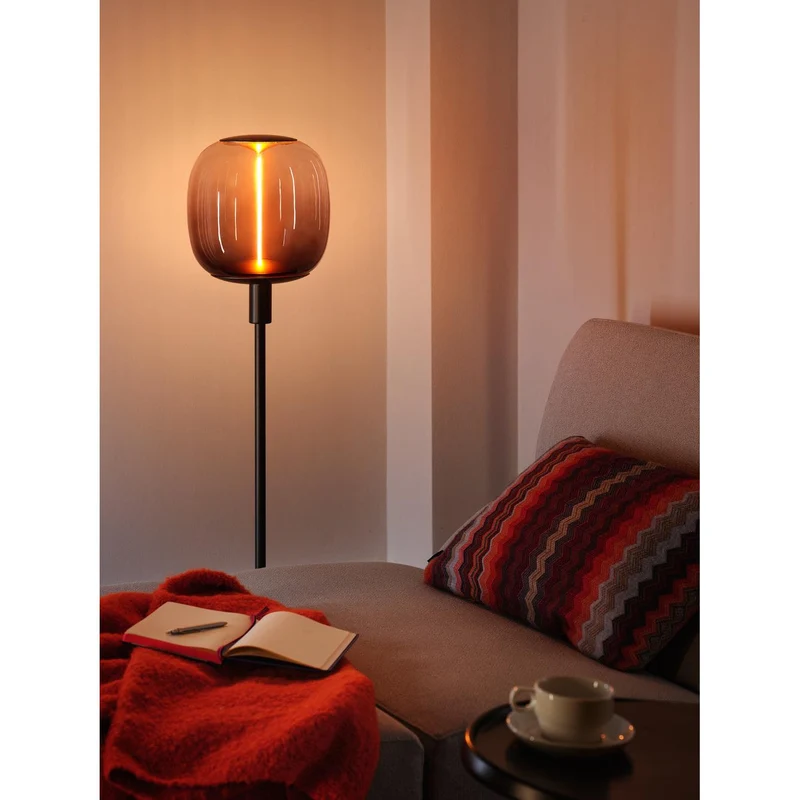 OSRAM Bâton Décor Sol Gris Foncé Lampe Sur Pied Courte 78cm E27