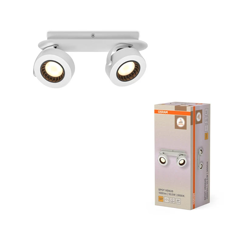 OSRAM DECOR SPOT VENUS Plafonnier, 10,5W, 450lm, blanc