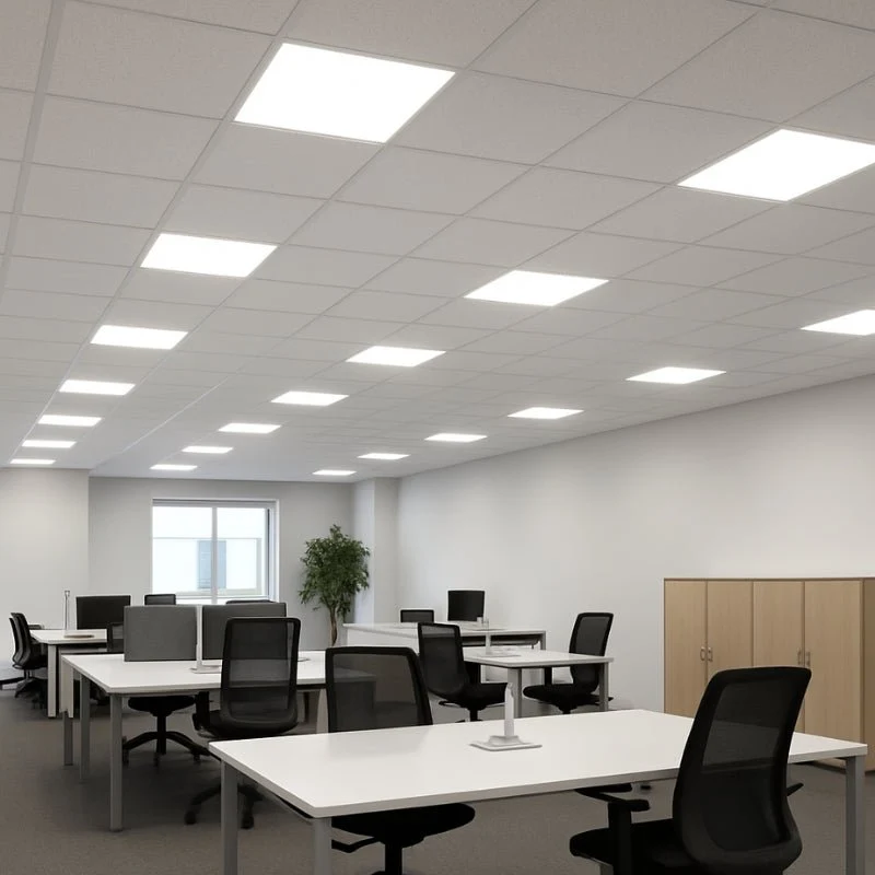 Pack de 6 - Panneau Dalle LED UGR<19 40W 60x60cm