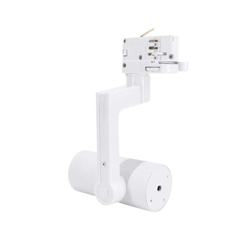 Spot LED sur Rail Triphasé BLANC 36° pour ampoule GU10