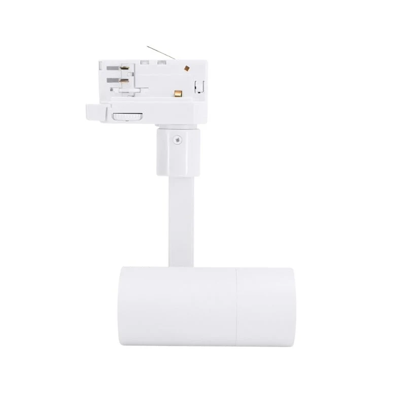 Spot LED sur Rail Triphasé BLANC 36° pour ampoule GU10