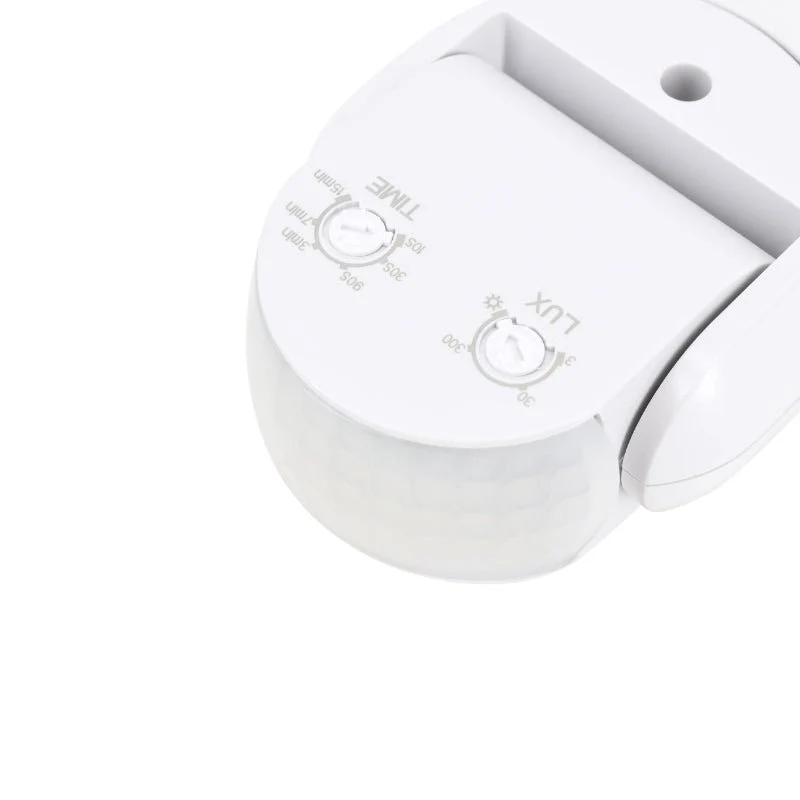 Détecteur de Mouvement Extérieur Infrarouge 300W max Blanc