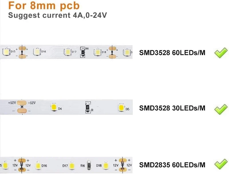 LED Strip Connectors – 10mm 2Pin Solderless Clips | Strip to Wire / Strip to Strip / DC Adapter / L / T – Local Stock US/UK