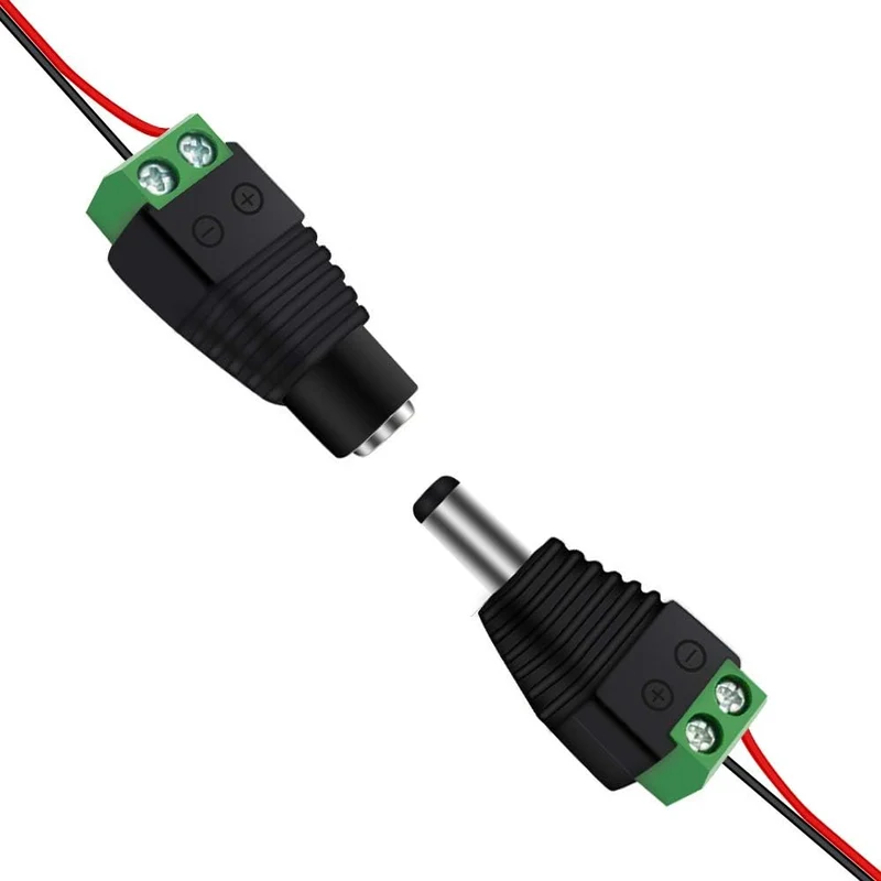 DC Power Jack Plug Adapter – 2.1x5.5mm | Male / Female / Male + Female Barrel Connector – Bulk Wholesale 500pcs MOQ | Factory Direct
