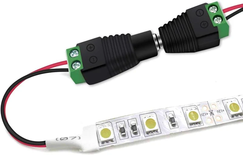 Transparent Crystal LED Strip Connectors – 10mm 4Pin Solderless Clips | Strip to Wire / Strip to Strip / Female Plug – Bulk Wholesale 500pcs MOQ | Factory Direct