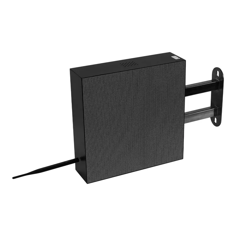 DS Series Double-Sided LED Shop Sign – P2.5 · 320×320mm | Waterproof Projecting Sign for Cafés, Boutiques & Small Stores