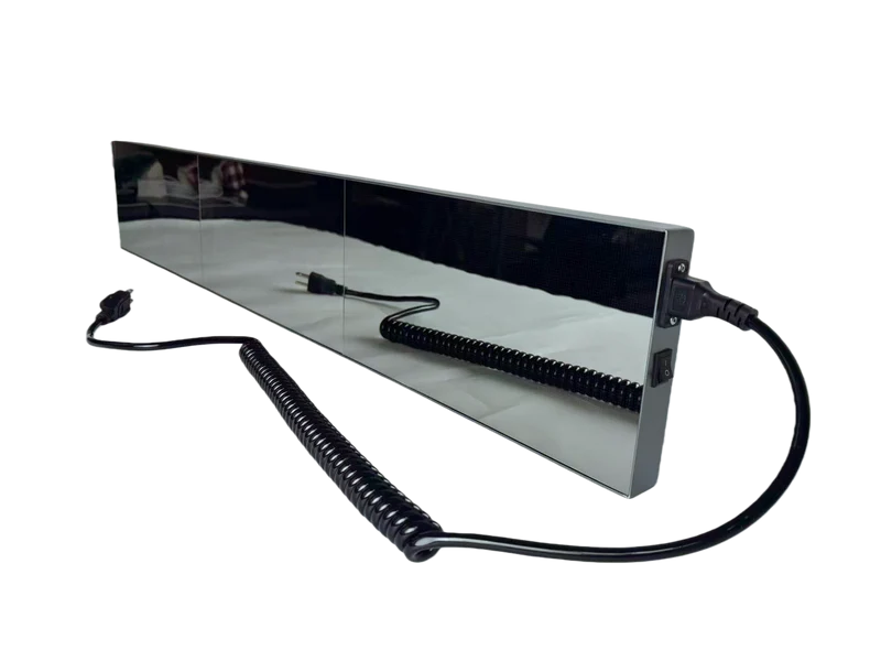FL Series Frameless LED Shop Display – P1.86 · 160×960mm | Mirror Finish LED Screen, Seamless with Modern Shop Décor