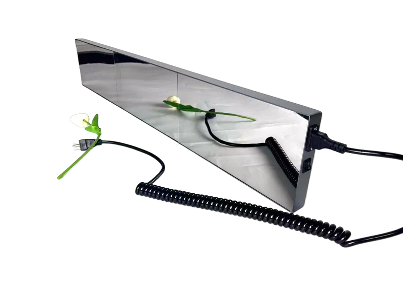 FL Series Frameless LED Shop Display – P1.86 · 160×960mm | Mirror Finish LED Screen, Seamless with Modern Shop Décor