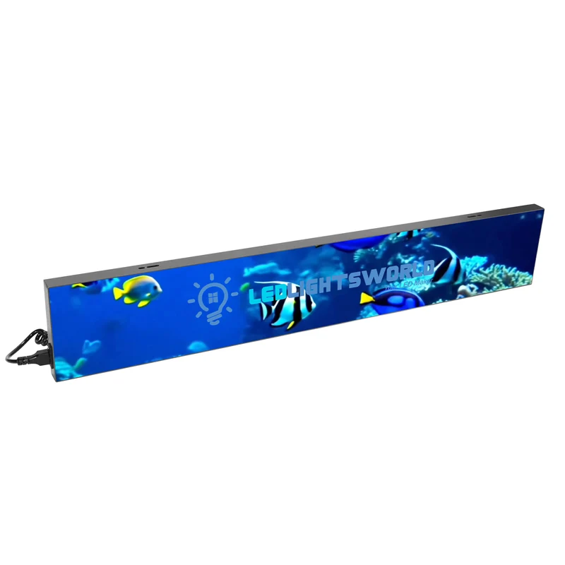 FL Series FramelessLED Shop Display – P1.86 · 160×960mm | Ultra-Thin GOB Screen for Store Windows & Retail Interiors