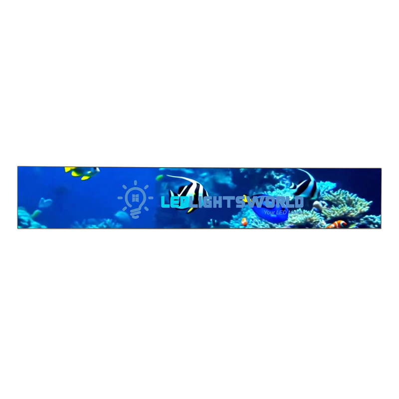 FL Series FramelessLED Shop Display – P1.86 · 160×960mm | Ultra-Thin GOB Screen for Store Windows & Retail Interiors