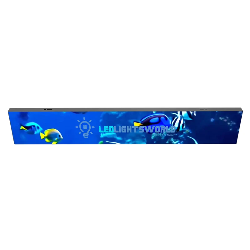 FL Series FramelessLED Shop Display – P1.86 · 160×960mm | Ultra-Thin GOB Screen for Store Windows & Retail Interiors