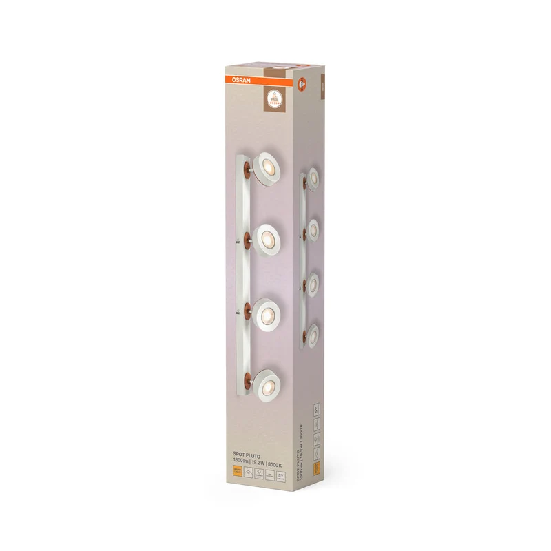 OSRAM DECOR SPOT PLUTO plafonnier, 19,2W, 1.250lm, blanc