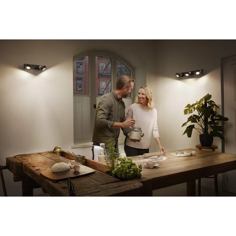 OSRAM SPOT DÉCOR PLUTO Plafonnier, 9,6W, 615lm, noir