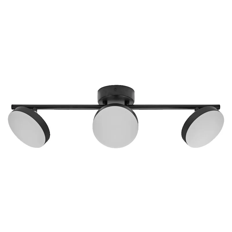 OSRAM DECOR Spot Moon plafonnier noir, 3 spots, 16W