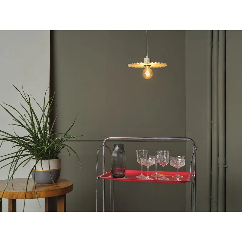 OSRAM DECOR Plissé Suspension Luminaire E27 Beige