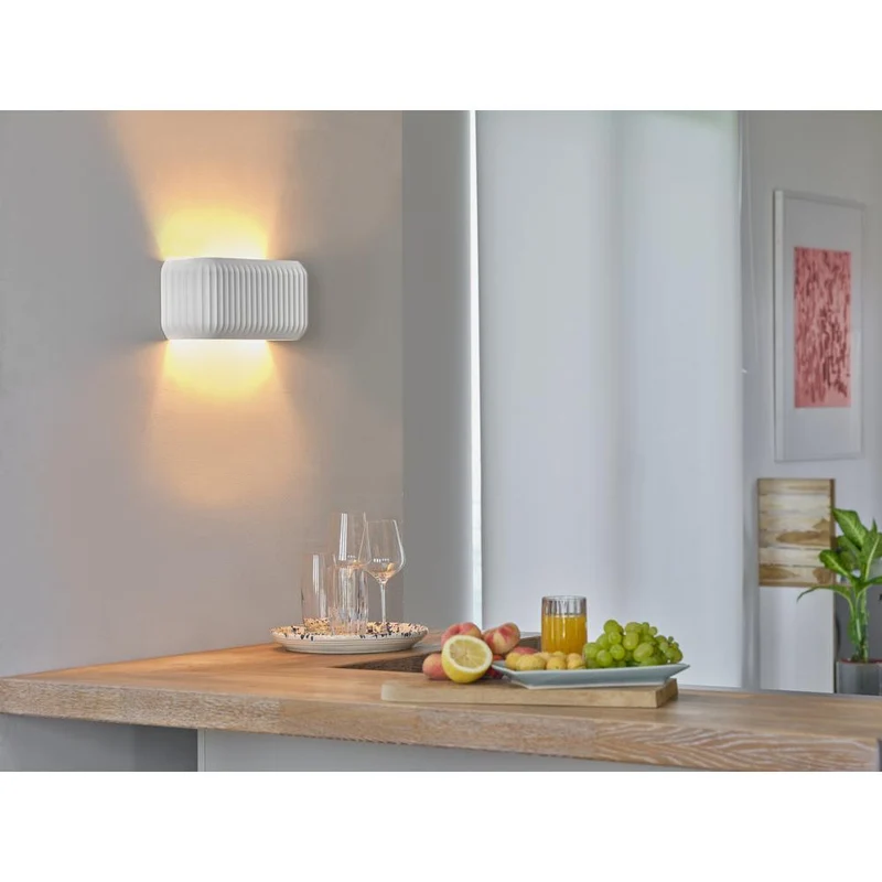 OSRAM DECOR Plâtre Routes Murale Applique 330 2xE27 Blanc