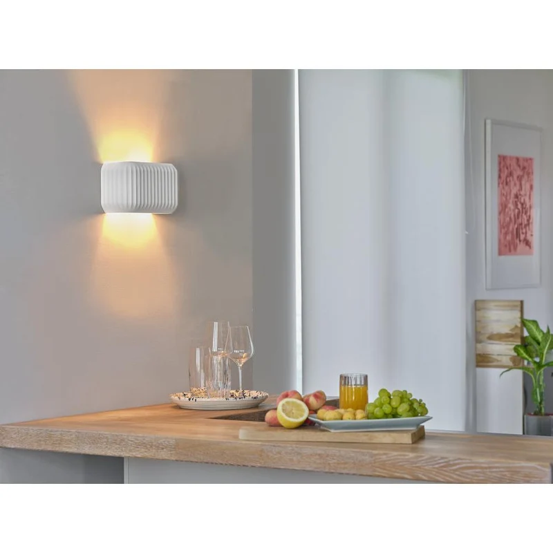 OSRAM DECOR Plâtre Routes Murale Applique 250 1xE27 Blanc