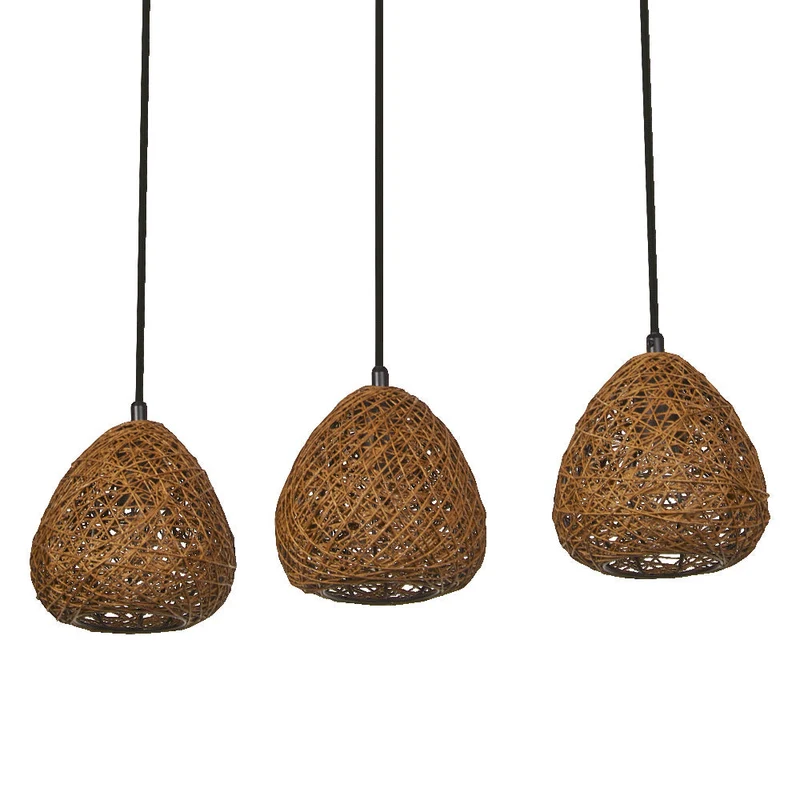 OSRAM DECOR Suspension en papier goutte linéaire 3xE27 beige
