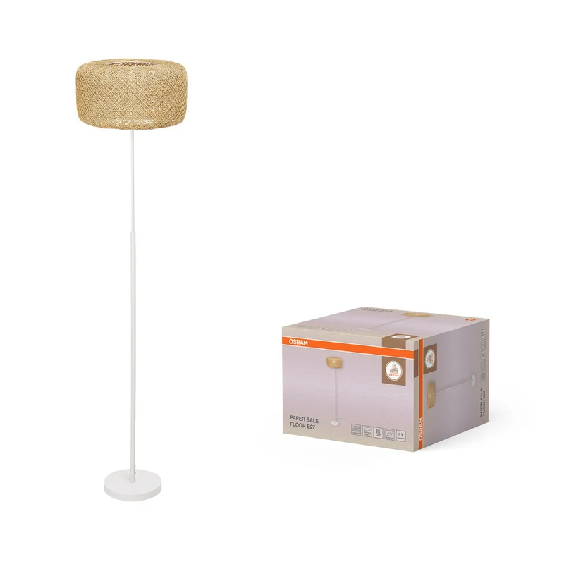 OSRAM DECOR Lampe sur pied en papier balle 1xE27 beige