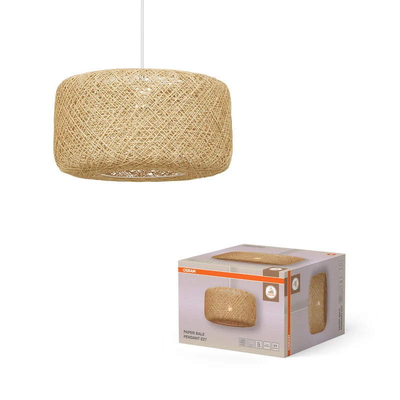 OSRAM DECOR Suspension en papier balle 1xE27 beige