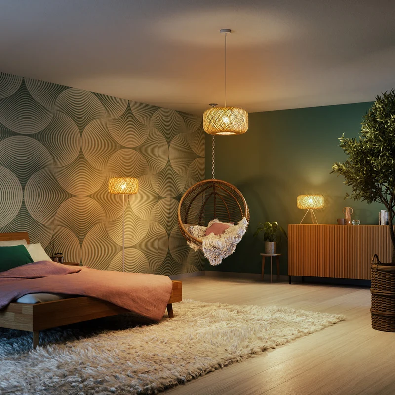 OSRAM DECOR Suspension en papier balle 1xE27 beige