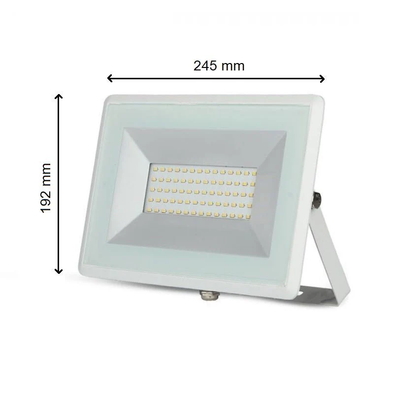 Projecteur LED Extérieur 50W IP65 BLANC IK06 - Pack de 10