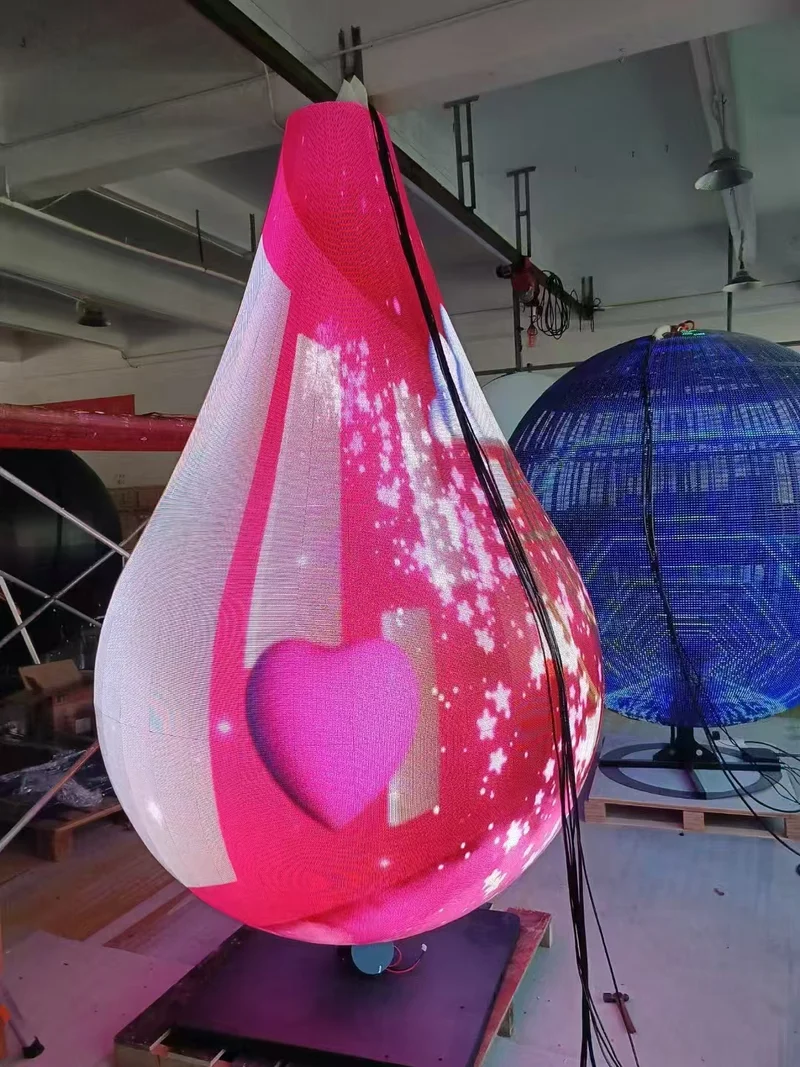 Customized Your Own LED Sphere and Turn Other Shape LED Display Screen in Mind to Real