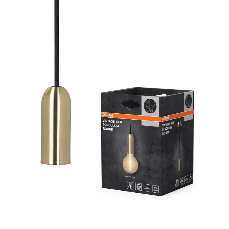 OSRAM Vintage 1906® Suspension RONDE E27, or