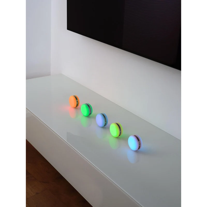 OSRAM Bluetooth SMART+ Enceinte Macaron avec commande gestuelle, lumière LED RGB, jaune