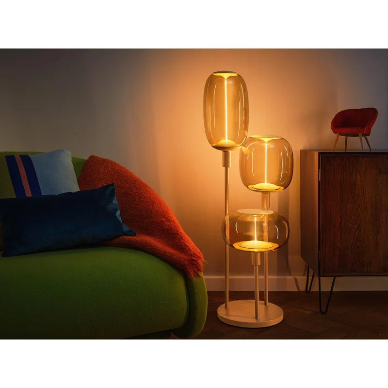 OSRAM Bâton Décor Sol Beige Lampadaire 78cm 3x E27
