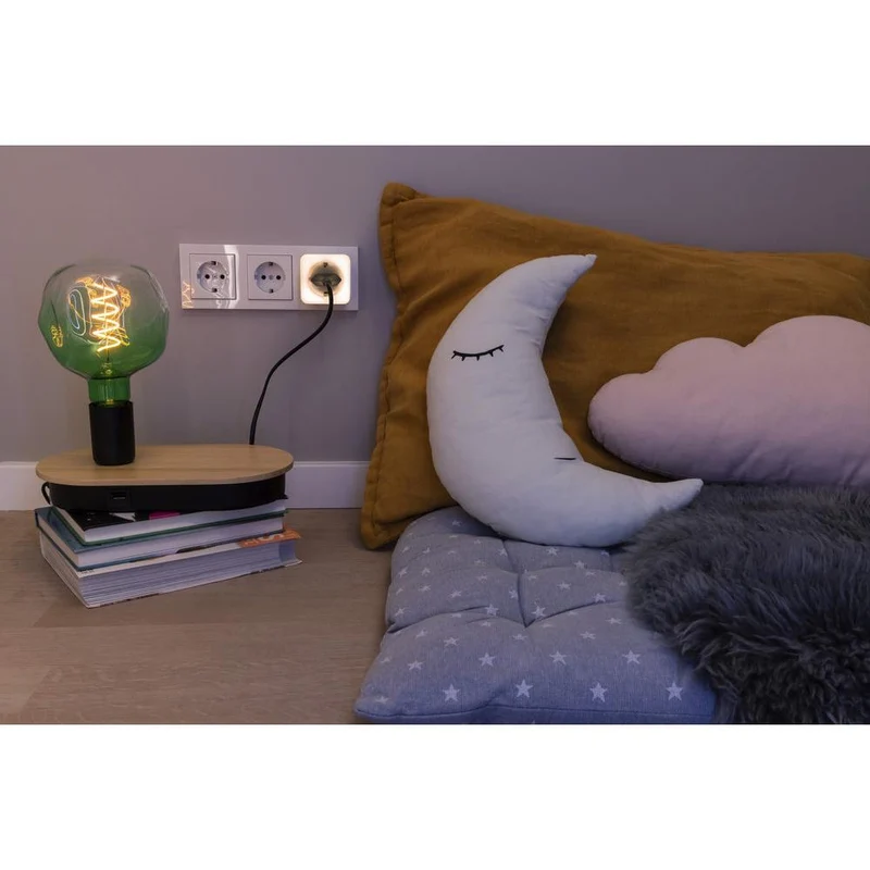 OSRAM Wifi SMART+ Veilleuse Prise EU Prise sans fil & Veilleuse Blanche